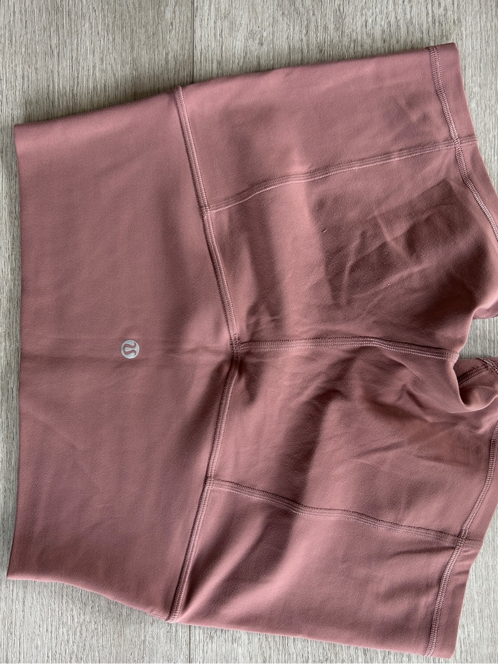 lululemon athletica High-Rise Bike Shorts in Mauve - Picture 3 of 3